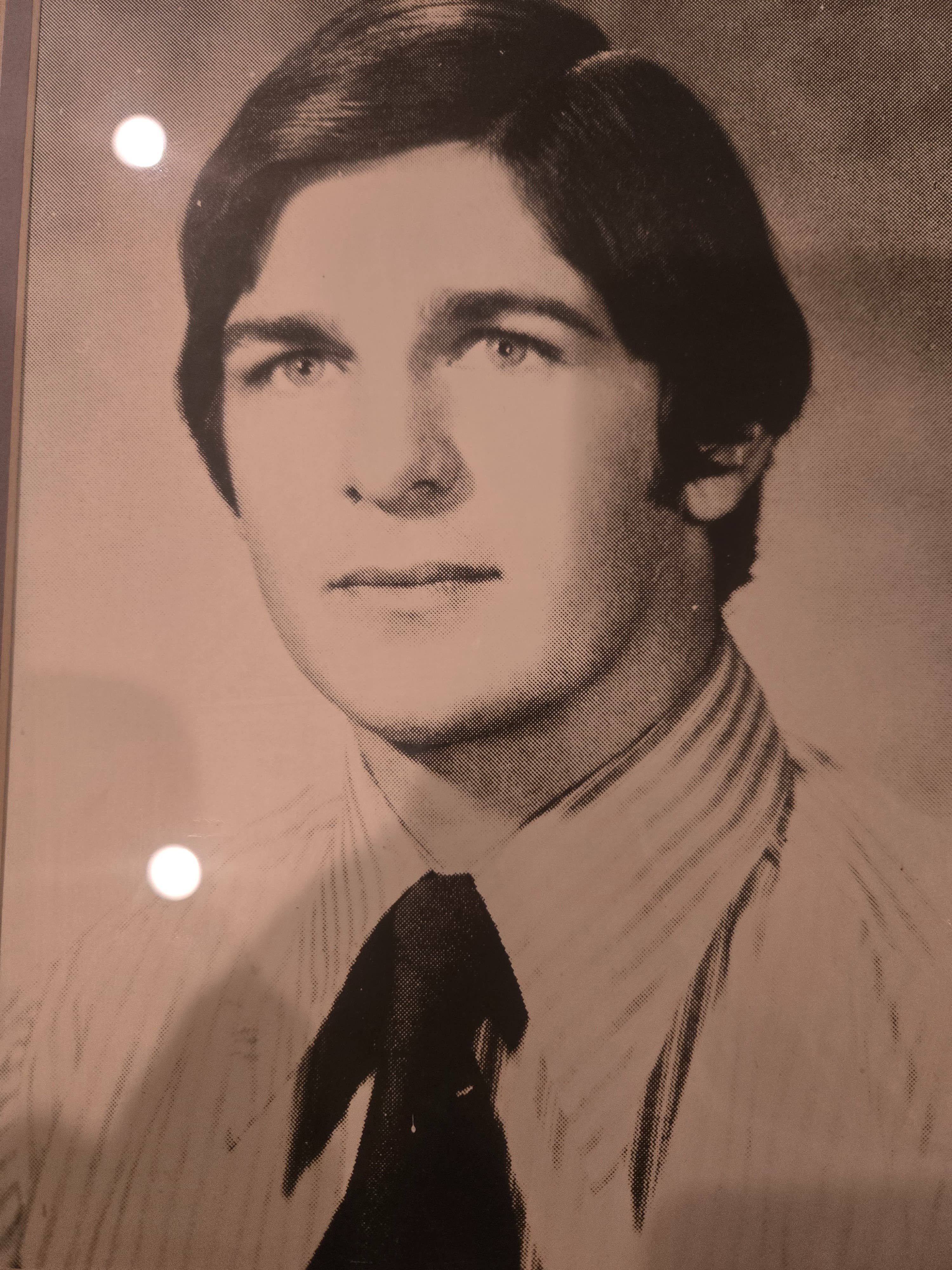 A portrait of a young Robert Y. Wright, MD from his earlier years — the young man whose journey the memoir traces